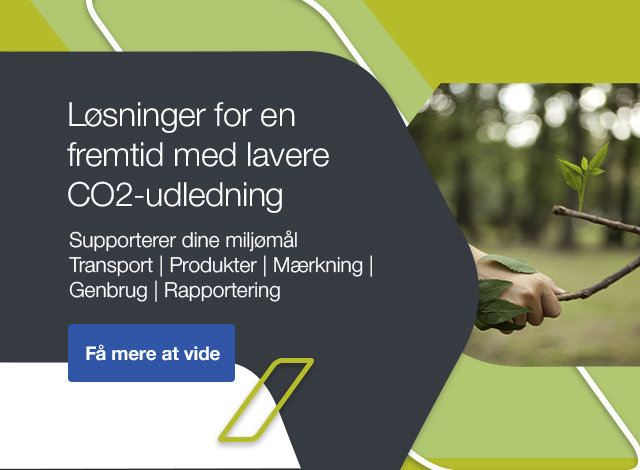Løsninger for en  fremtid med lavere  CO2-udledning