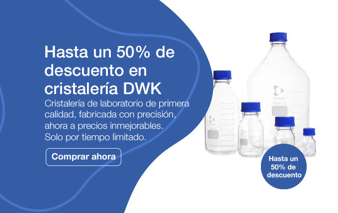 Hasta un 50% de  descuento en  cristalería DWK