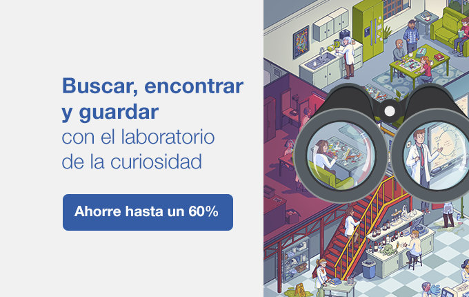 Busque grandes ahorros con el laboratorio de  la curiosidad 
