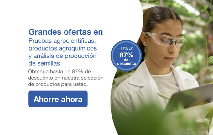 Pruebas agrocientíficas, productos  agroquímicos y análisis de  producción de semillas