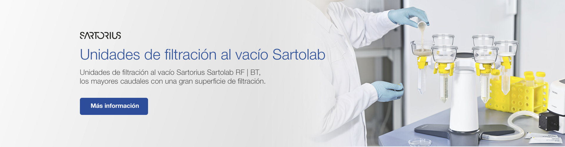 Unidades de filtración al vacío Sartolab