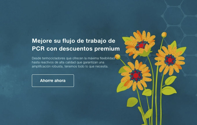 Mejore su flujo de trabajo de  PCR con descuentos premium
