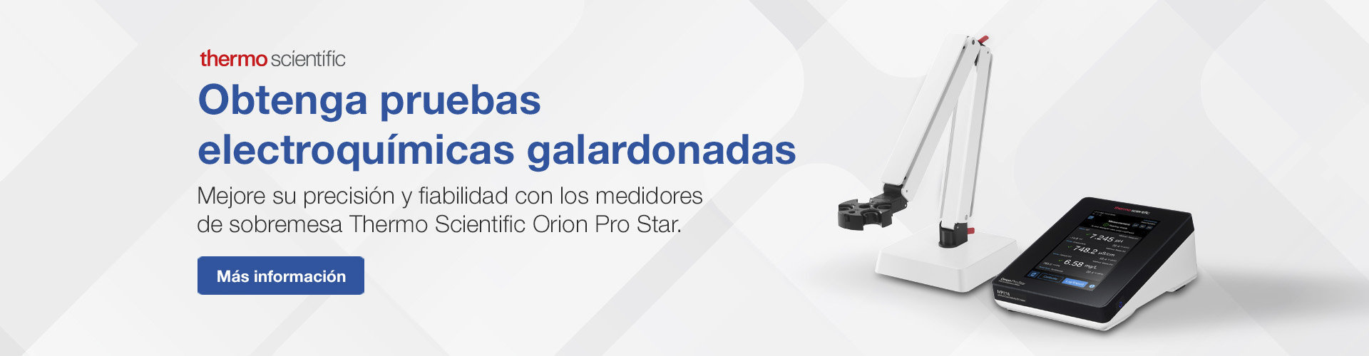 Obtenga pruebas electroquímicas galardonadas