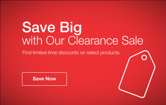 Save Big with our Clearance Sale 